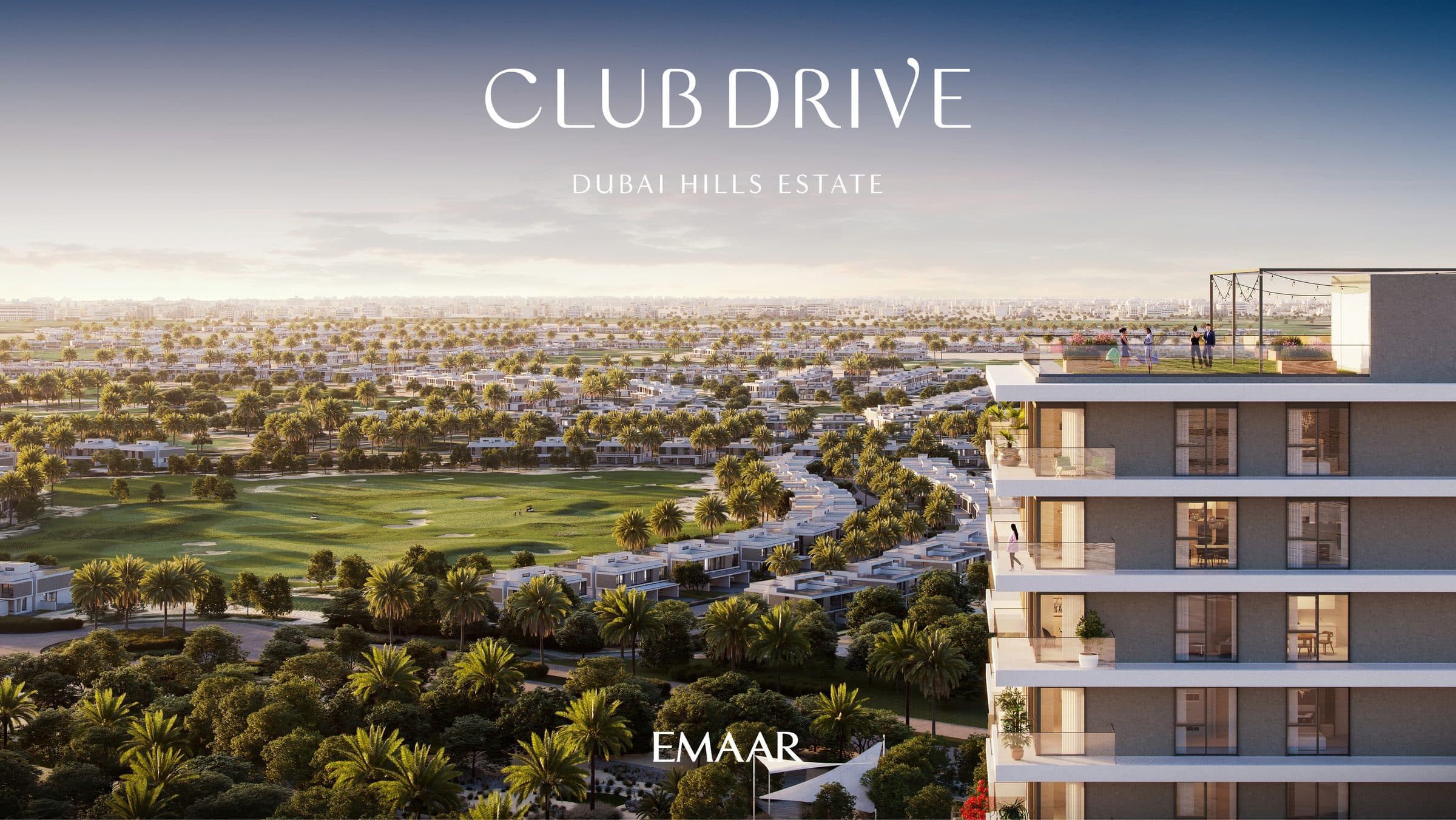 Club Drive, 2 and 3 Bedroom Apartments in Dubai Hills Estate