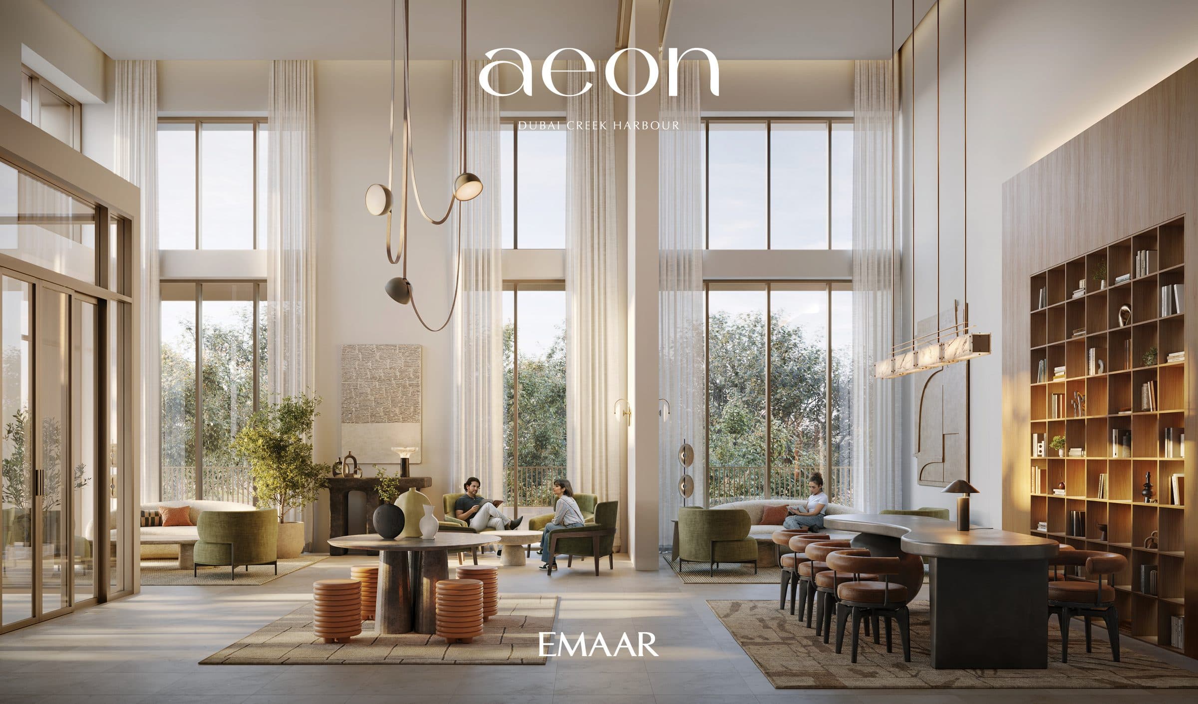 AEON, 2 & 3-Bedroom Apartments in Dubai Creek Harbour